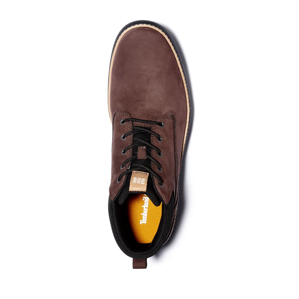Botas de Seguridad Timberland Hombre Cross Mark Better Cuero Marrones Oscuro - Chile HAO-561479